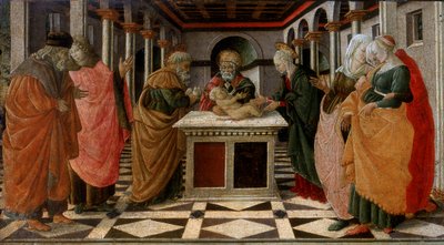 La Presentazione al Tempio, predella, dettaglio, c.1470 da G. da and Filippi, C. Carpi
